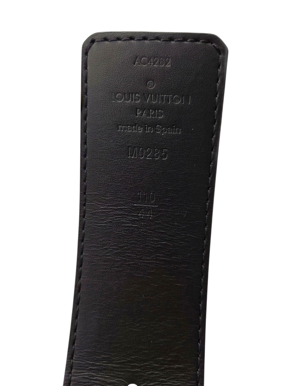 Louis Vuitton Black Leather LV Reversible Belt - Picture 6 of 6